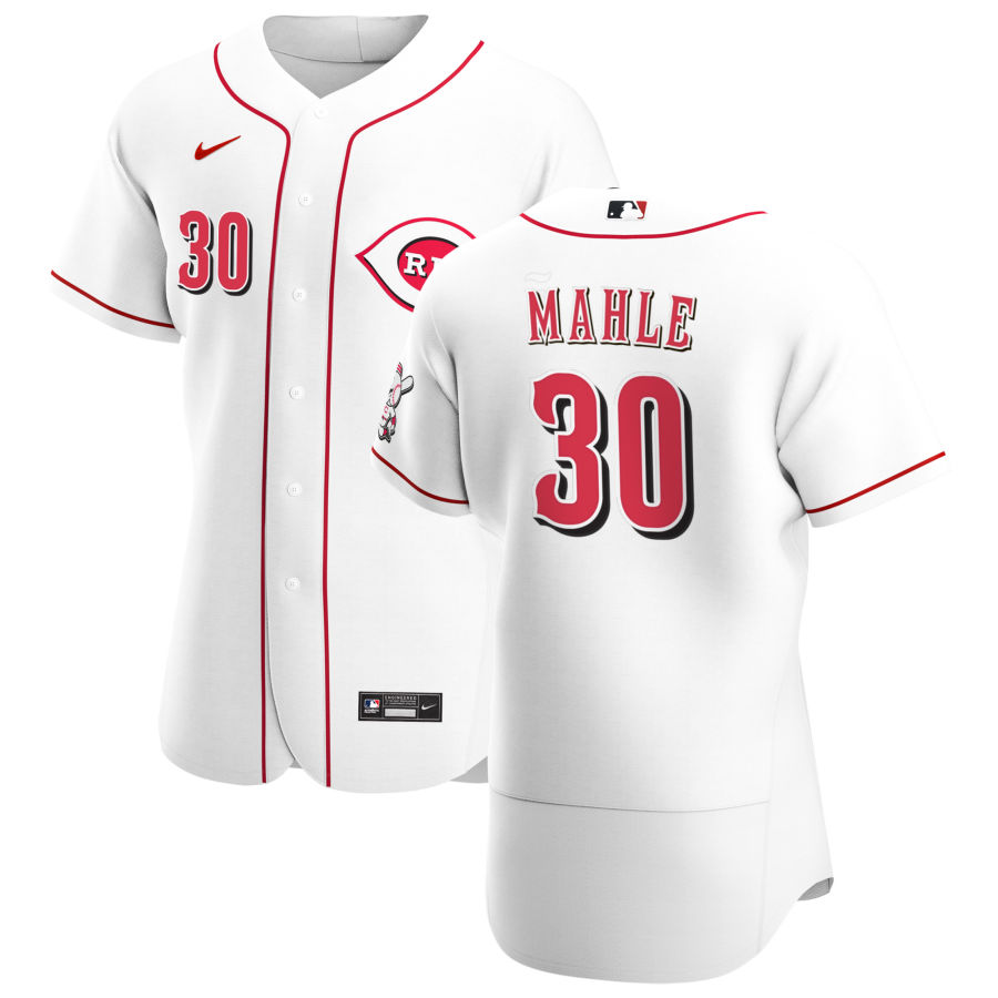 Cincinnati Reds #30 Tyler Mahle Men Nike White Home 2020 Authentic Player MLB Jersey->cincinnati reds->MLB Jersey